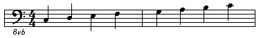 C major scale